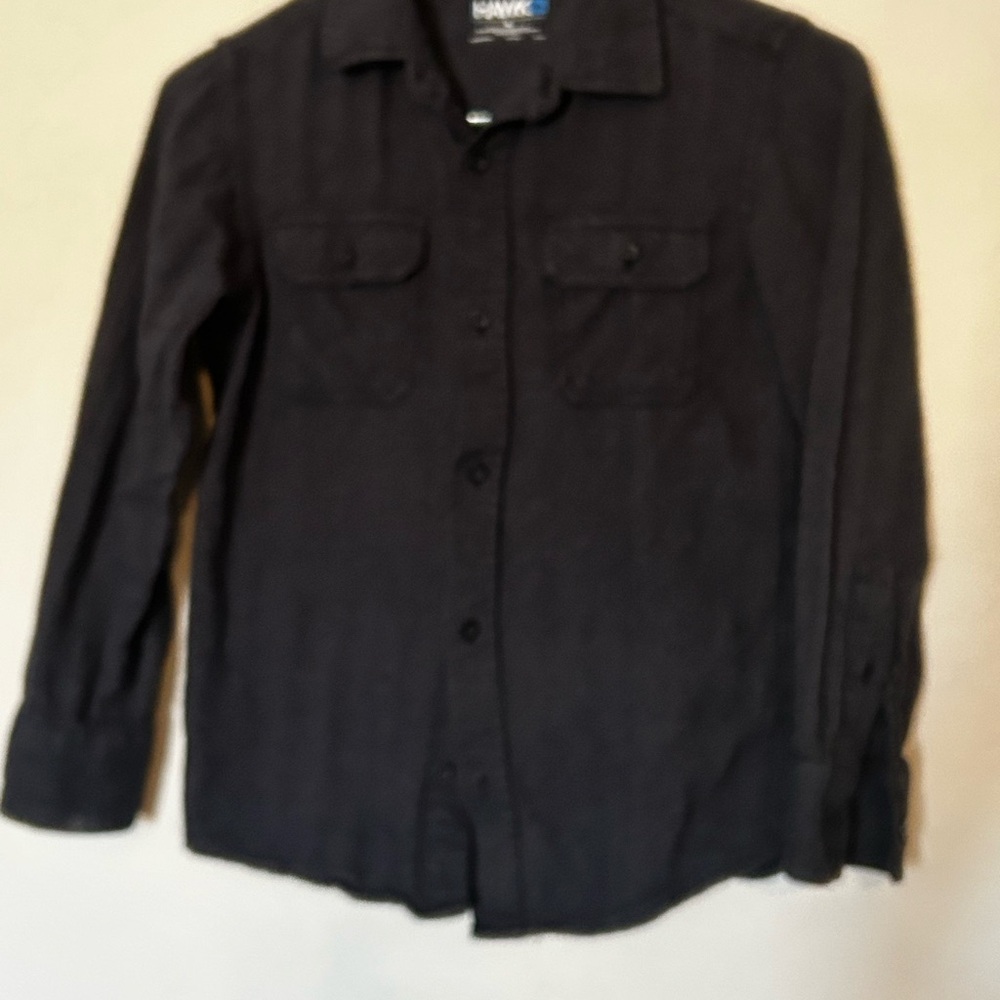 Tony Hawk Blue Button Down Shirt Casual Style
